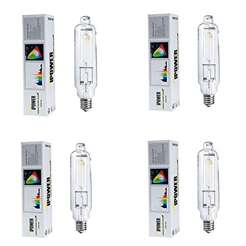 4-Pack iPower 1000 Watt Metal Halide MH Grow Light Bulb Lamp High PAR 6000K 4-Pack iPower 1000 Watt Metal Halide MH Grow Light Bulb Lamp High PAR 6000K